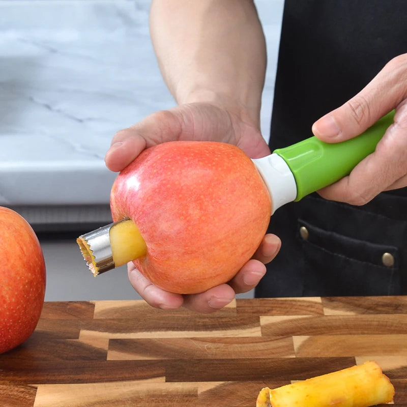 Adjustable Stainless Steel Fruit Corer & Peeler 2-in-1 Apple Pear Remover