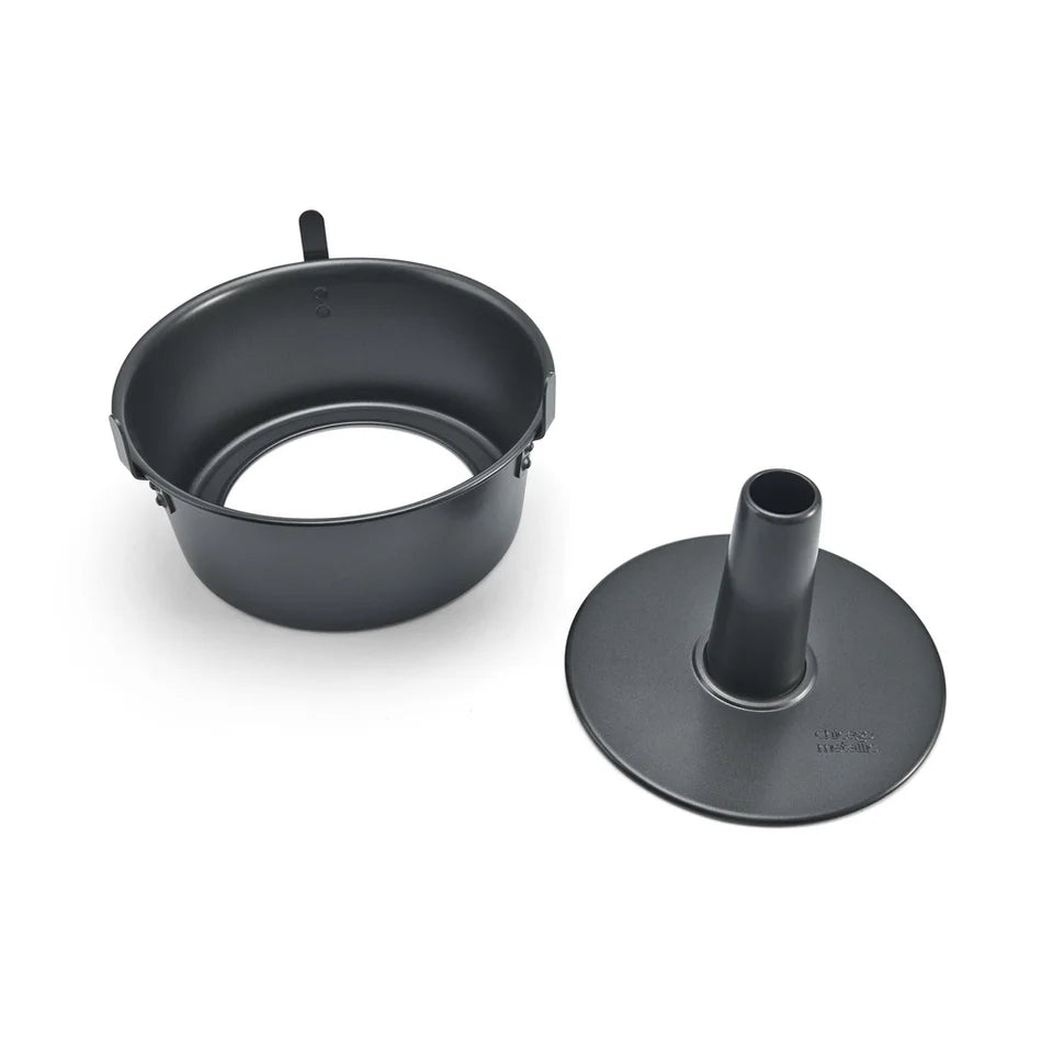 2-Piece 9.5-Inch Angel Food Cake Pan Nonstick Easy-Release Bakeware