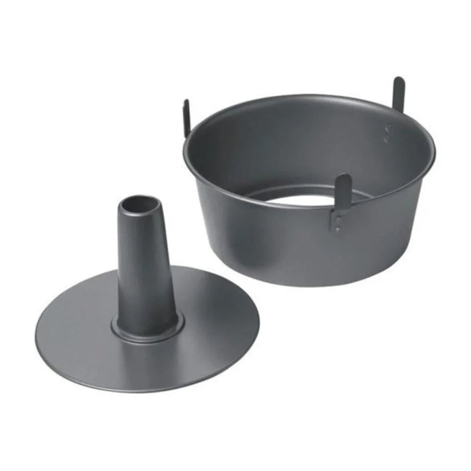 2-Piece 9.5-Inch Angel Food Cake Pan Nonstick Easy-Release Bakeware
